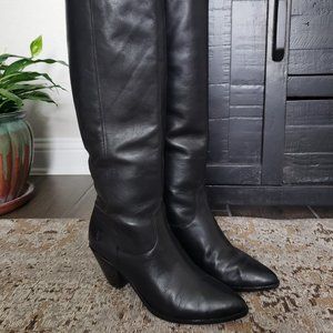 Frye Lila Slouch Boot - Black - 9.5M